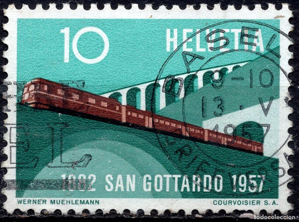 Sellos: SUIZA 1957 STAMP MICHEL CH 638a
