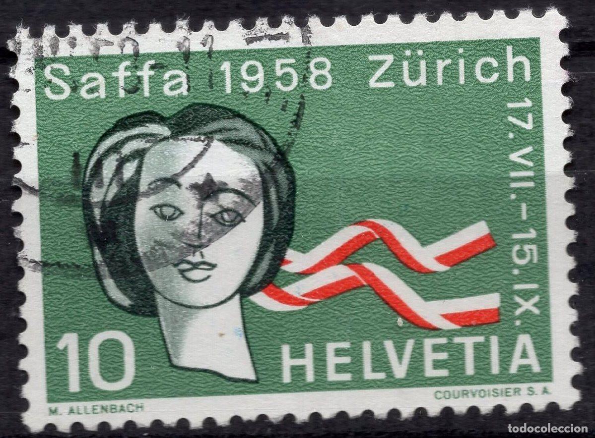Sellos: SUIZA 1958 STAMP MICHEL CH 654