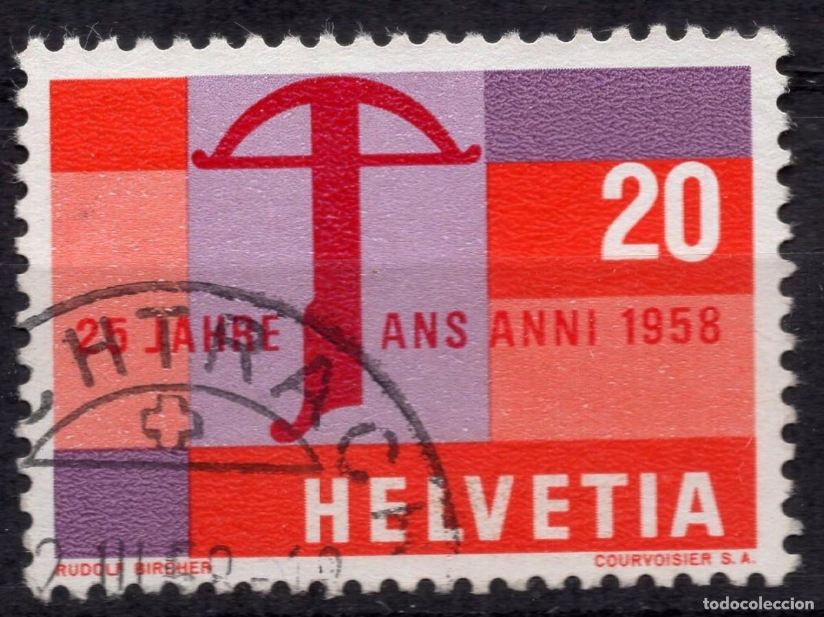 Sellos: SUIZA 1958 STAMP MICHEL CH 655