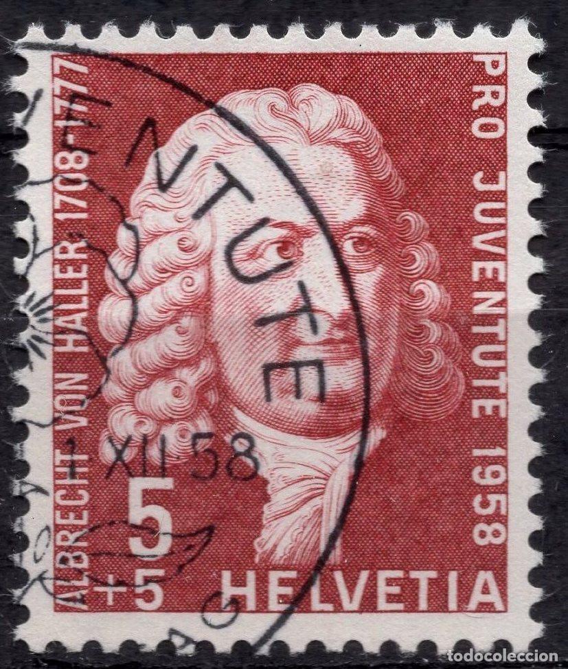 Sellos: SUIZA 1958 STAMP MICHEL CH 663