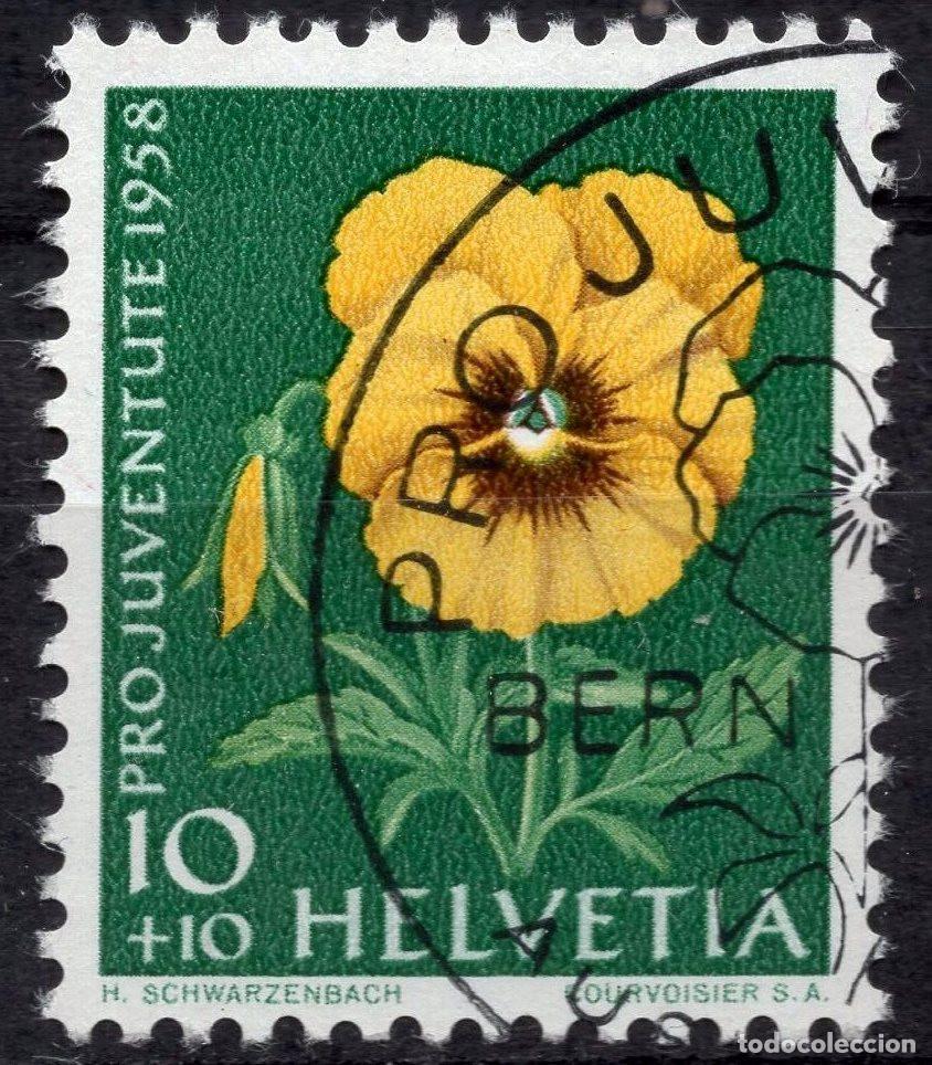 Sellos: SUIZA 1958 STAMP MICHEL CH 664
