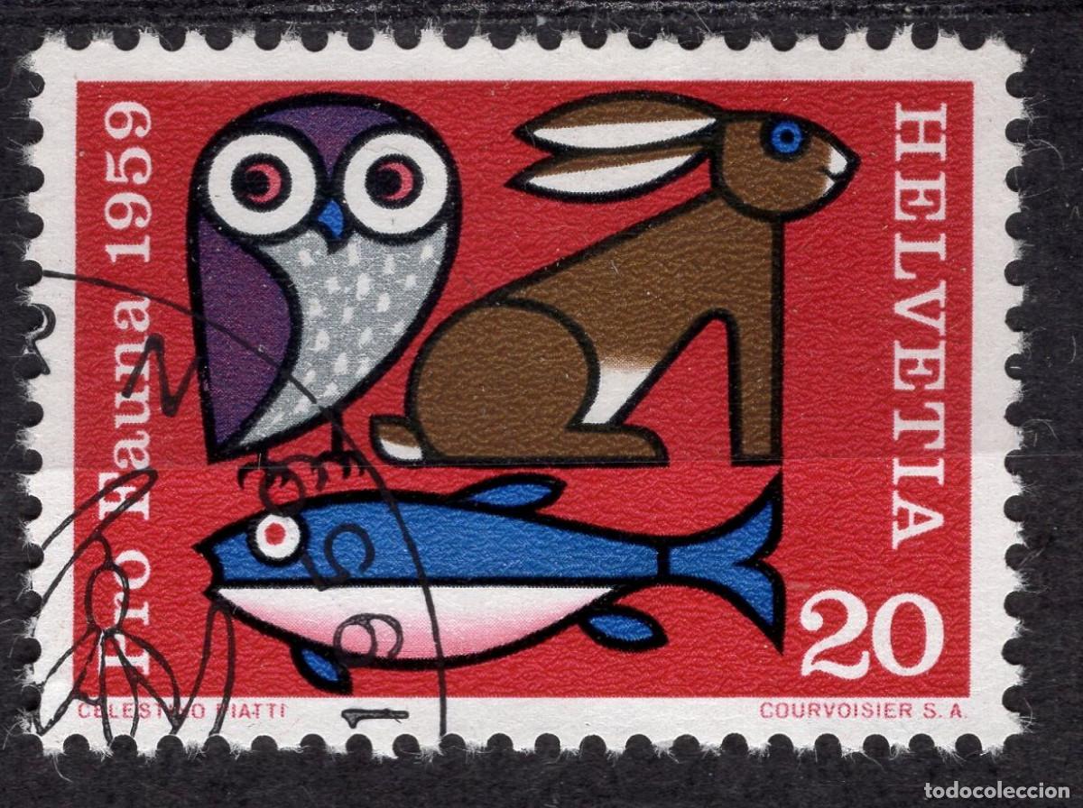 Sellos: SUIZA 1959 STAMP MICHEL CH 670