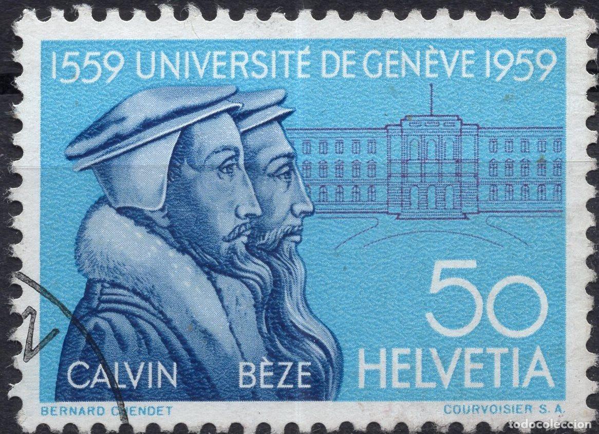 Sellos: SUIZA 1959 STAMP MICHEL CH 671