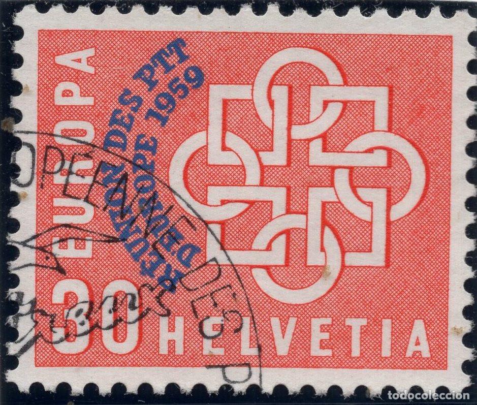 Sellos: SUIZA 1959 STAMP MICHEL CH 681