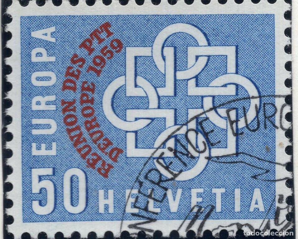 Sellos: SUIZA 1959 STAMP MICHEL CH 682