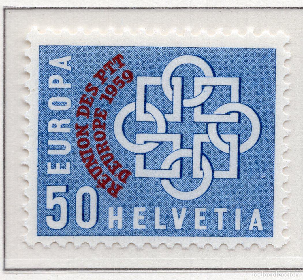 Sellos: SUIZA 1959 STAMP MICHEL CH 682