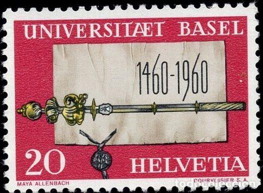 Sellos: SUIZA 1960 STAMP MICHEL CH 693