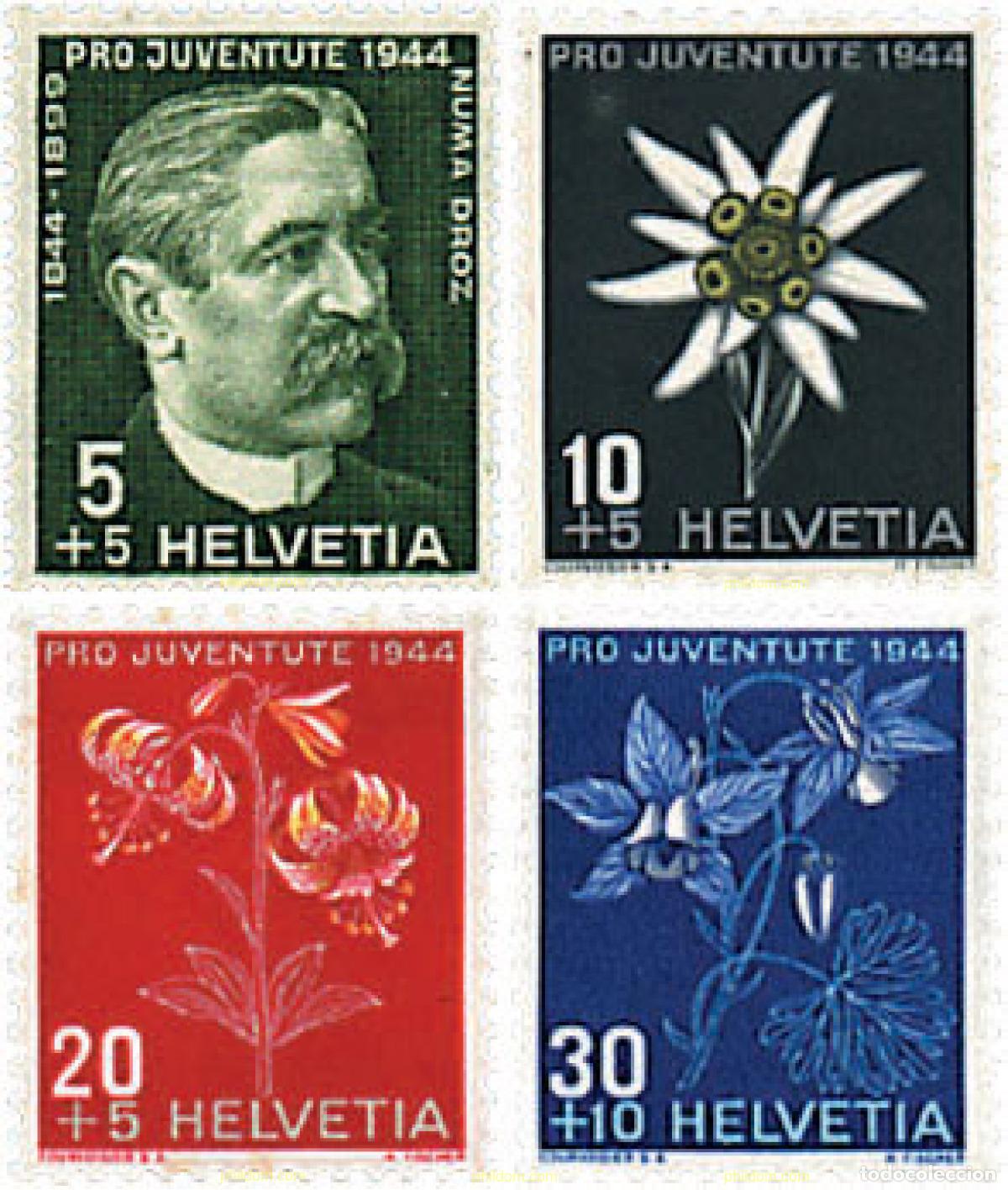 Sellos: 620182 HINGED SUIZA 1944 PRO JUVENTUD