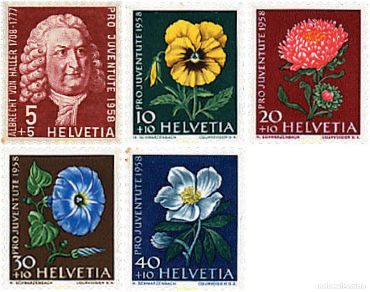 Sellos: 93724 MNH SUIZA 1958 PRO JUVENTUD