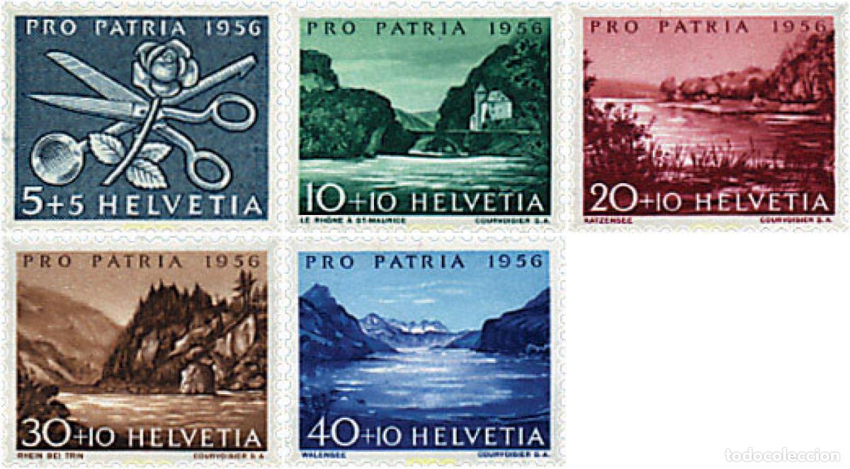 Sellos: 93708 MNH SUIZA 1956 PRO PATRIA
