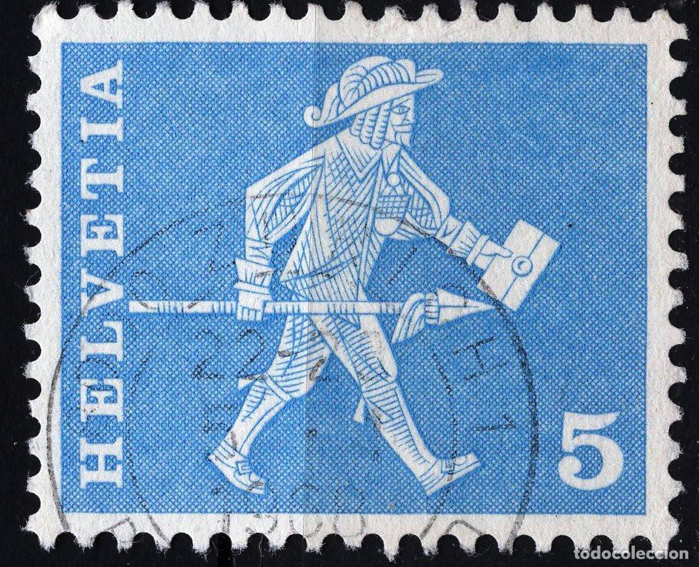 Stamps: SUIZA 1960 STAMP MICHEL CH 696rx