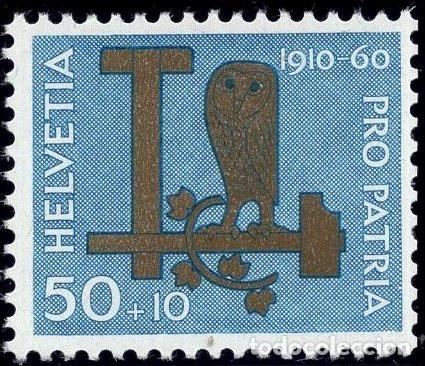 Sellos: SUIZA 1960 STAMP MICHEL CH 718
