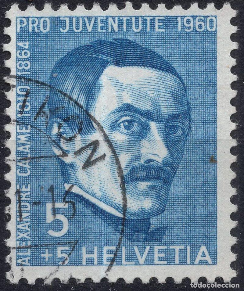 Sellos: SUIZA 1960 STAMP MICHEL CH 722