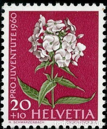 Sellos: SUIZA 1960 STAMP MICHEL CH 724