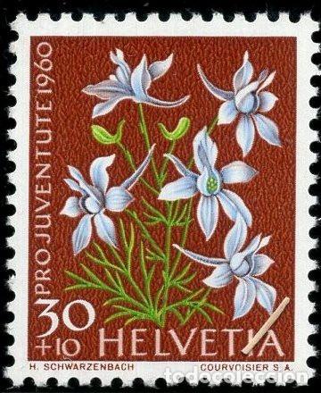 Sellos: SUIZA 1960 STAMP MICHEL CH 725