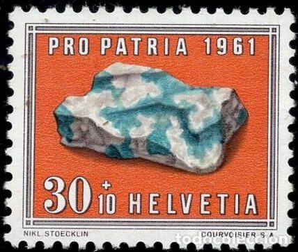 Sellos: SUIZA 1961 STAMP MICHEL CH 734