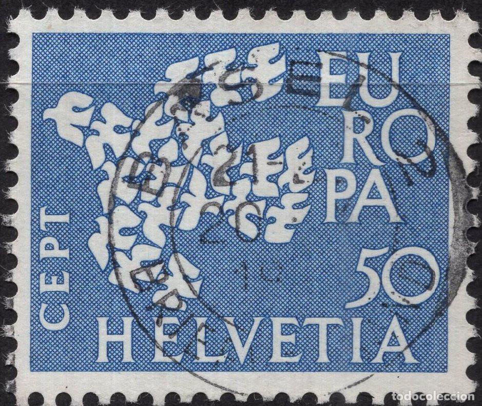 Sellos: SUIZA 1961 STAMP MICHEL CH 737