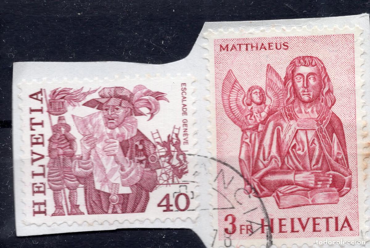 Sellos: SUIZA 1961 STAMP MICHEL CH 738+1104AX