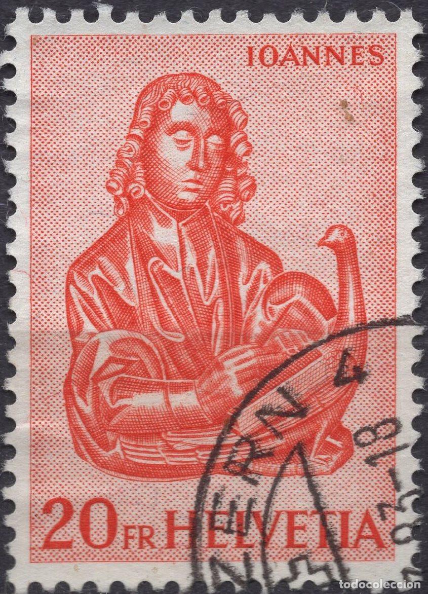 Sellos: SUIZA 1961 STAMP MICHEL CH 741b