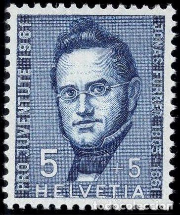 Sellos: SUIZA 1961 STAMP MICHEL CH 742