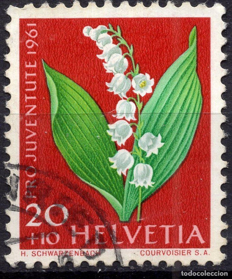Sellos: SUIZA 1961 STAMP MICHEL CH 744
