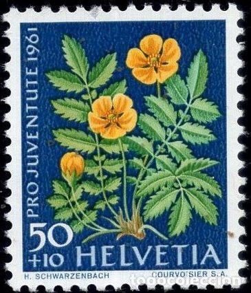 Sellos: SUIZA 1961 STAMP MICHEL CH 746