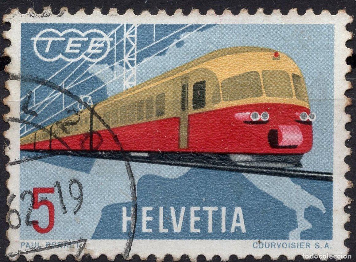 Selos: SUIZA 1962 STAMP MICHEL CH 747