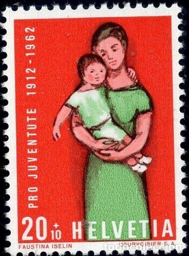 Sellos: SUIZA 1962 STAMP MICHEL CH 760
