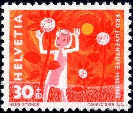Sellos: SUIZA 1962 STAMP MICHEL CH 761