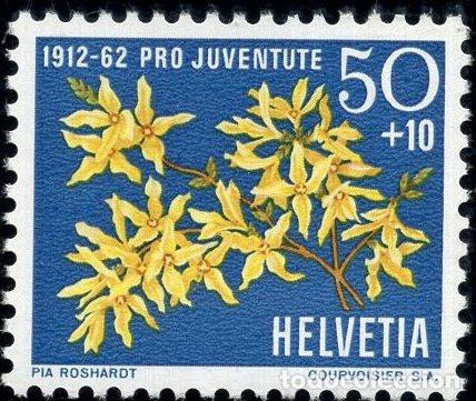 Sellos: SUIZA 1962 STAMP MICHEL CH 762
