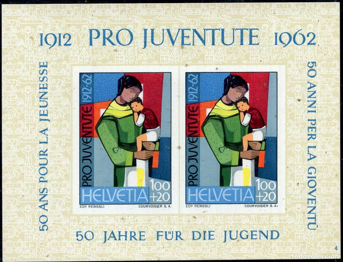 Sellos: SUIZA 1962 STAMP MICHEL CH BL18
