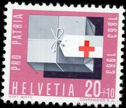 Sellos: SUIZA 1963 STAMP MICHEL CH 777