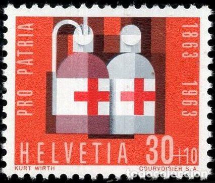 Sellos: SUIZA 1963 STAMP MICHEL CH 778