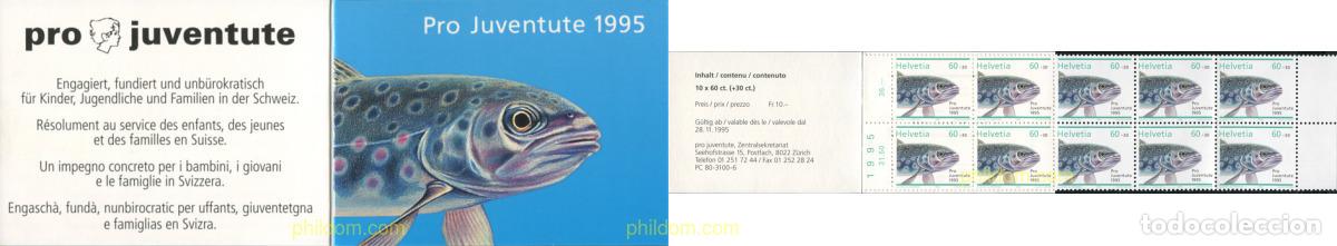 Sellos: 133353 MNH SUIZA 1995 PRO JUVENTUD. NAVIDAD Y ANIMALES