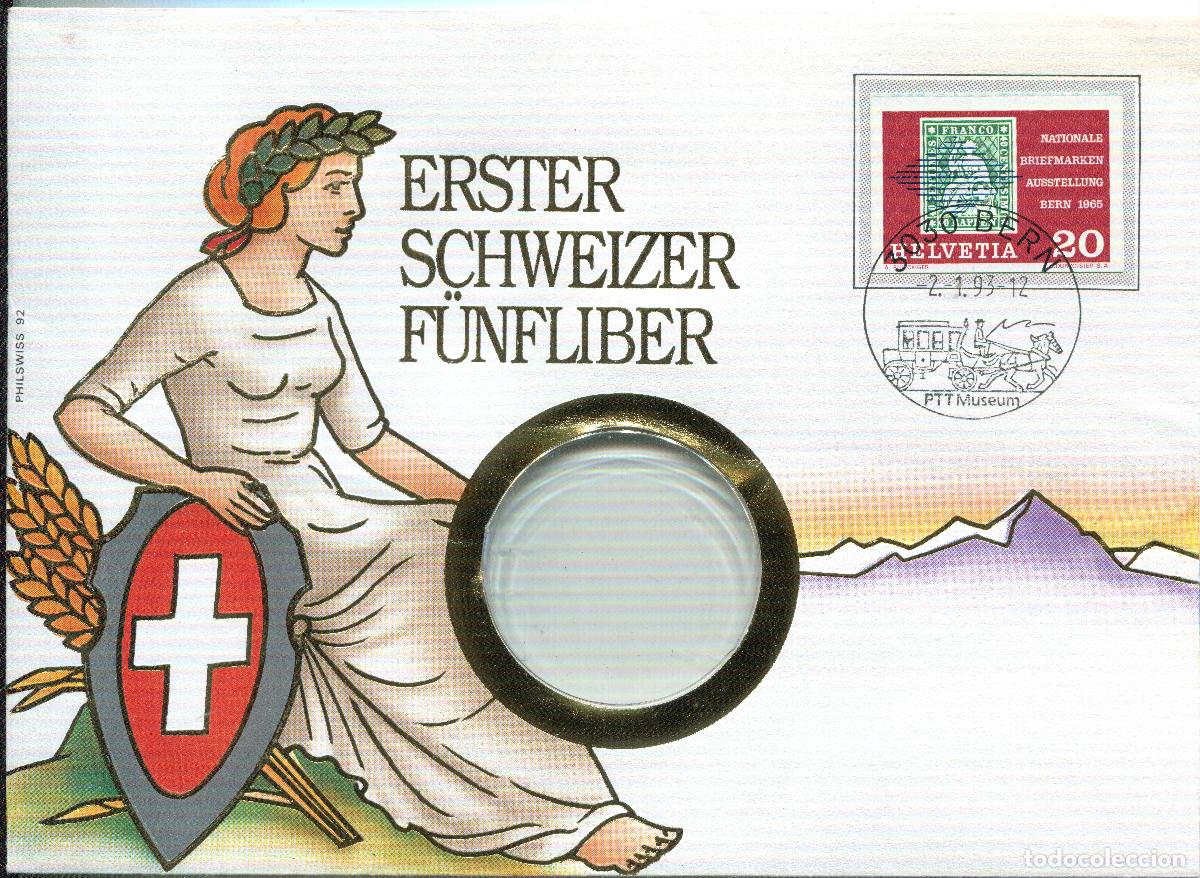 Sellos: SUIZA 1965 CARTA MICHEL CH 813