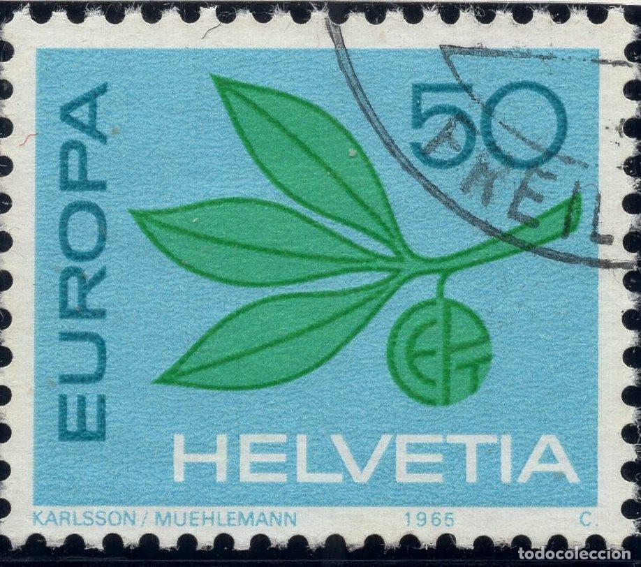 Sellos: SUIZA 1965 STAMP MICHEL CH 825