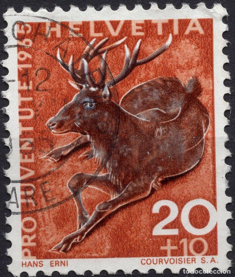 Sellos: SUIZA 1965 STAMP MICHEL CH 828