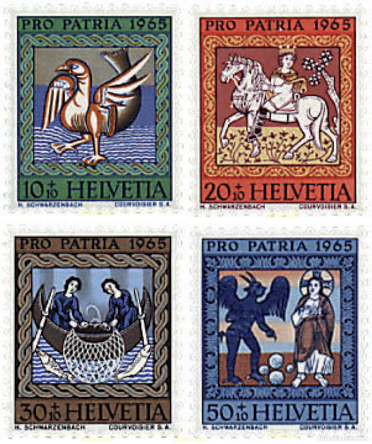 Sellos: 658026 MNH SUIZA 1965 PRO PATRIA