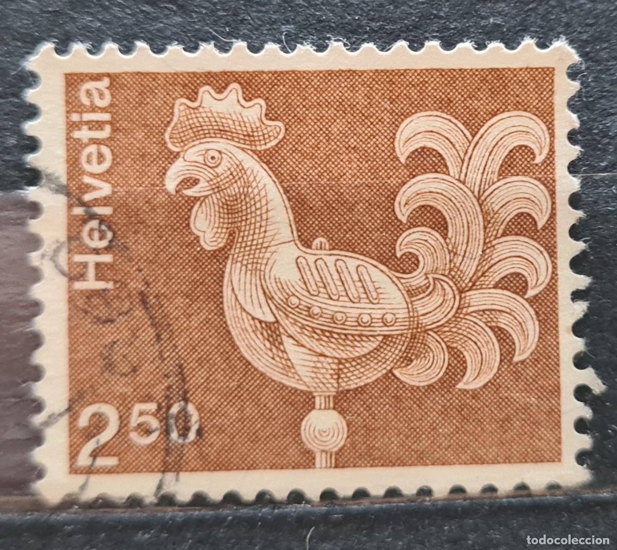 Sellos: Sello usado de Suiza 1975