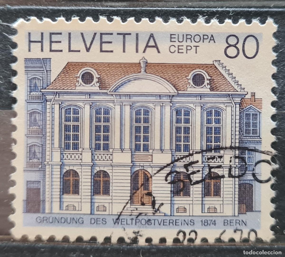 Sellos: Sello usado de Suiza 1978: Europa