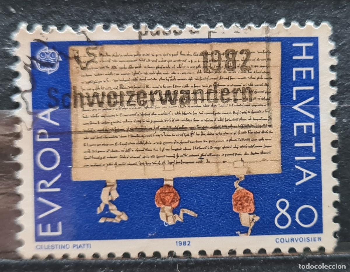 Stamps: Sello usado de Suiza 1982: Europa