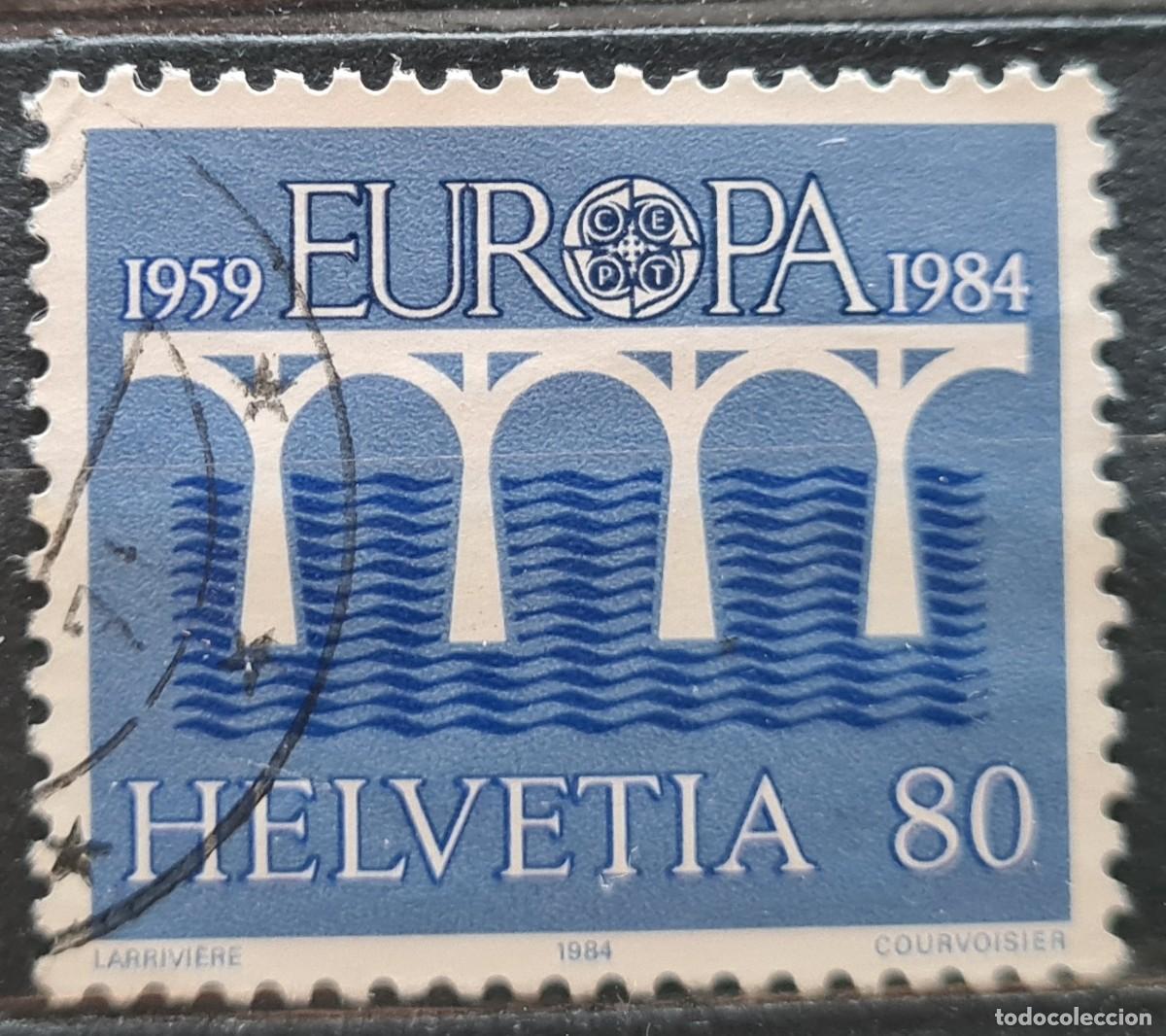Selos: Sello usado de Suiza 1984: Europa