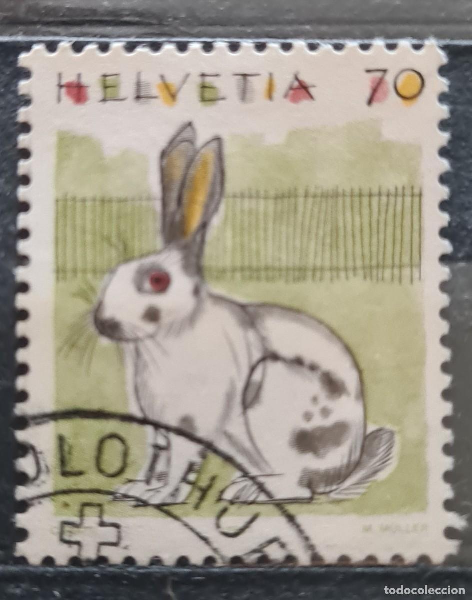 Briefmarken: Sello usado de Suiza 1991: Animales (II)