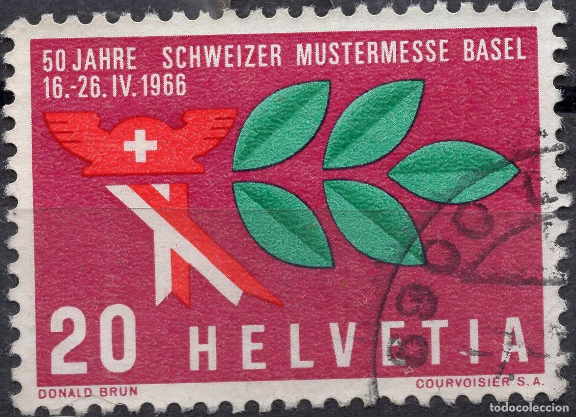 Sellos: SUIZA 1966 STAMP MICHEL CH 834
