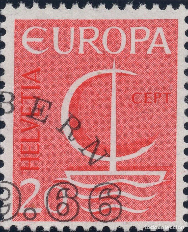 Sellos: SUIZA 1966 STAMP MICHEL CH 843