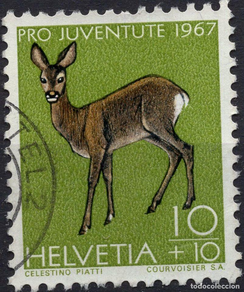 Sellos: SUIZA 1967 STAMP MICHEL CH 866