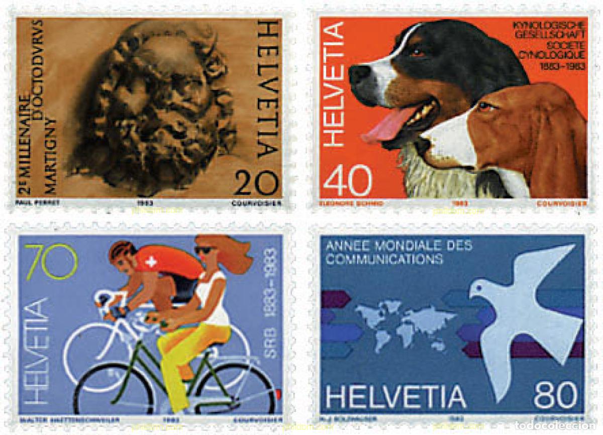 Sellos: 37162 MNH SUIZA 1983 CENTENARIOS