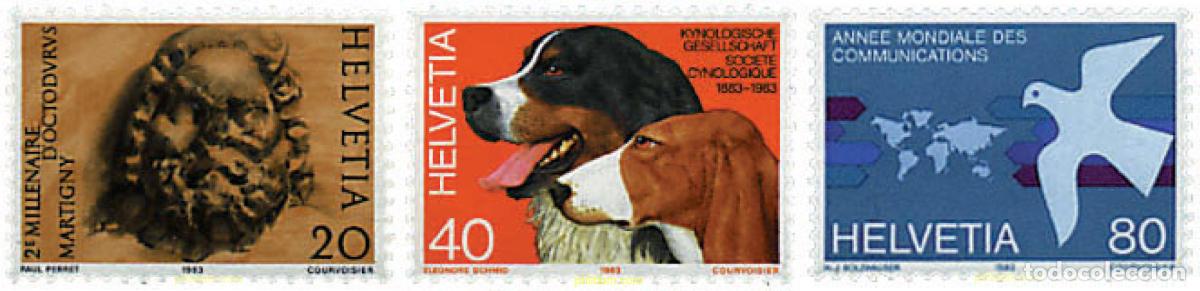 Sellos: 593600 MNH SUIZA 1983 CENTENARIOS