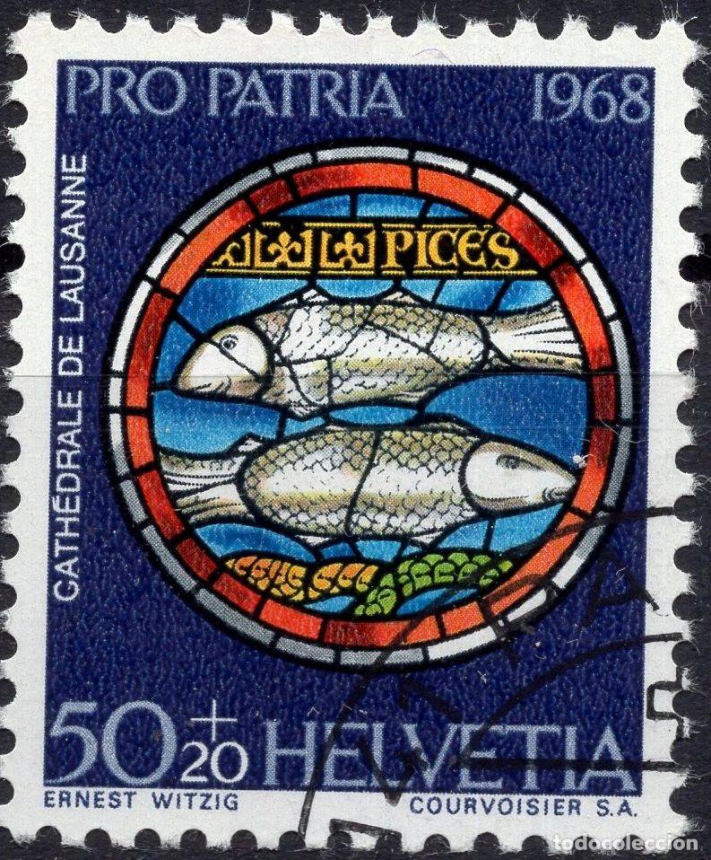 Sellos: SUIZA 1968 STAMP MICHEL CH 877