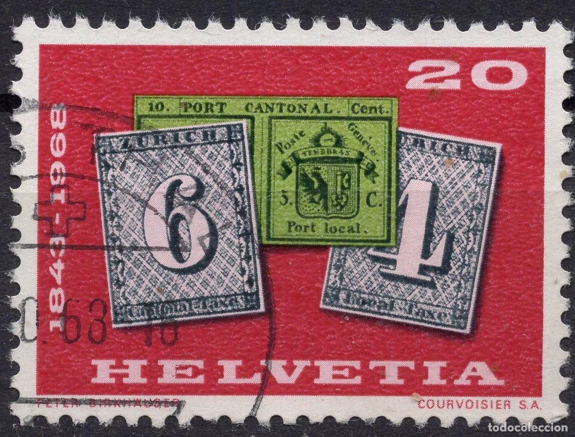 Sellos: SUIZA 1968 STAMP MICHEL CH 888